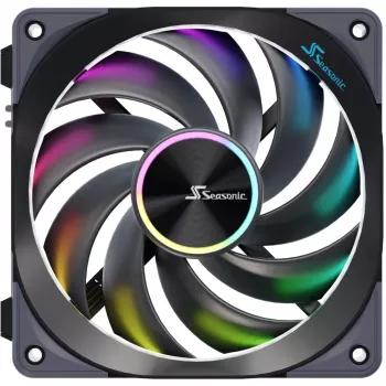 Fan Seasonic MagFlow ARGB 12 cm 2000 RPM zwart