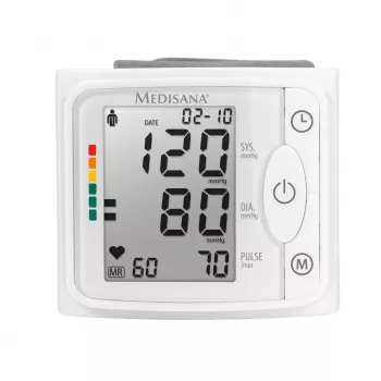 Medisana BW 320 polsbloeddrukmeter - automatisch, 2 gebruikers, 120 geheugenplaatsen