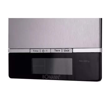 Bomann KW 1421 CB – LCD – zwart – roestvrij staal – 160 x 230 x 18 mm – 18 mm – AAA – roestvrij staal (614211)