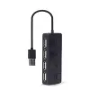 USB 2.0-interfacehub Gembird UHB-U2P4-05 met 4 USB-aansluitingen