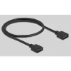 Delock - RGB LED licht-hub - 10 aansluitingen - zwart (64128)