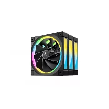DeepCool FL12R 120mm ARGB behuizingsventilator 3-pack zwart