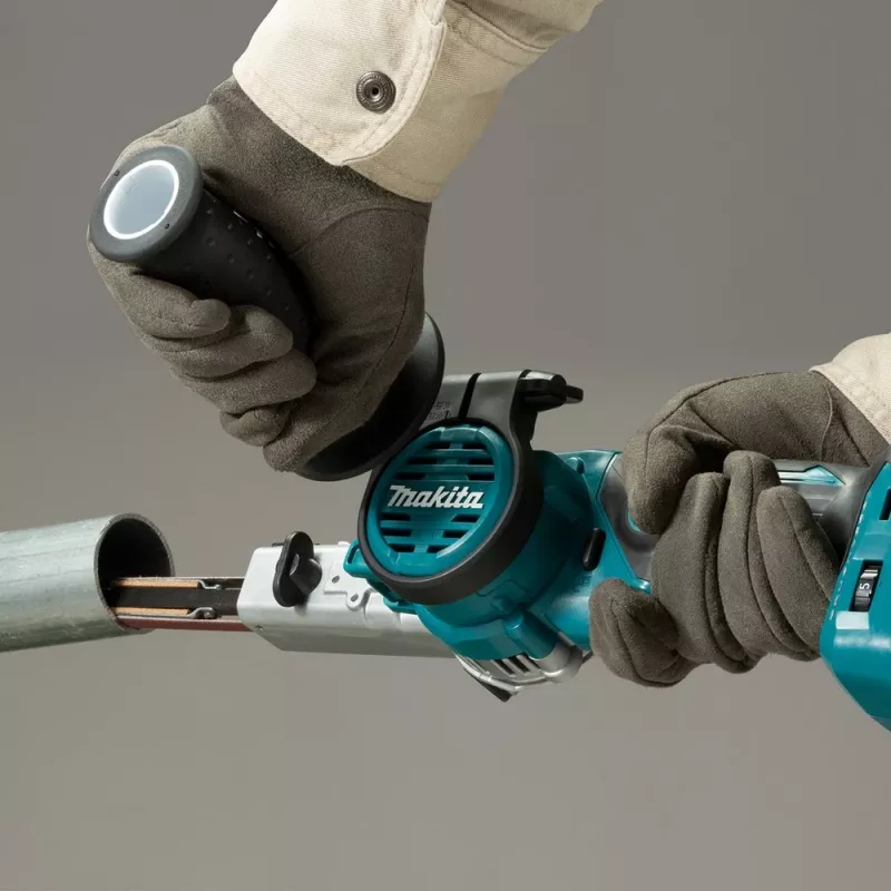 Makita DBS180Z accu-bandvijl, 18 V, zwart/blauw (zonder accu)