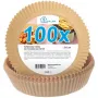 Papieren friteuse-inzetstukken Extralink HOME rond 16 cm, 100-pack