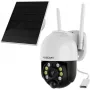 Foscam B4 wifi-ip-beveiligingscamera voor buiten, dome, 4 MP (2560 x 1440), met zonnepaneel, accugevoed, pan en tilt, 6x digitale zoom, wit