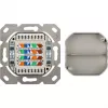 Wentronic Goobay CAT 6 universele doos incl. opbouwmontageframe, wit - 2x RJ45 netwerkdoos afgeschermd (68244)