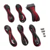 CableMod PRO ModMesh CM-PCAB-BKIT-NKKR-3PK-R verlengkabelset, zwart/rood