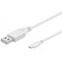 Microconnect USBABMICRO0,30W USB-kabel USB 2.0 0,3 m USB A Micro-USB B wit