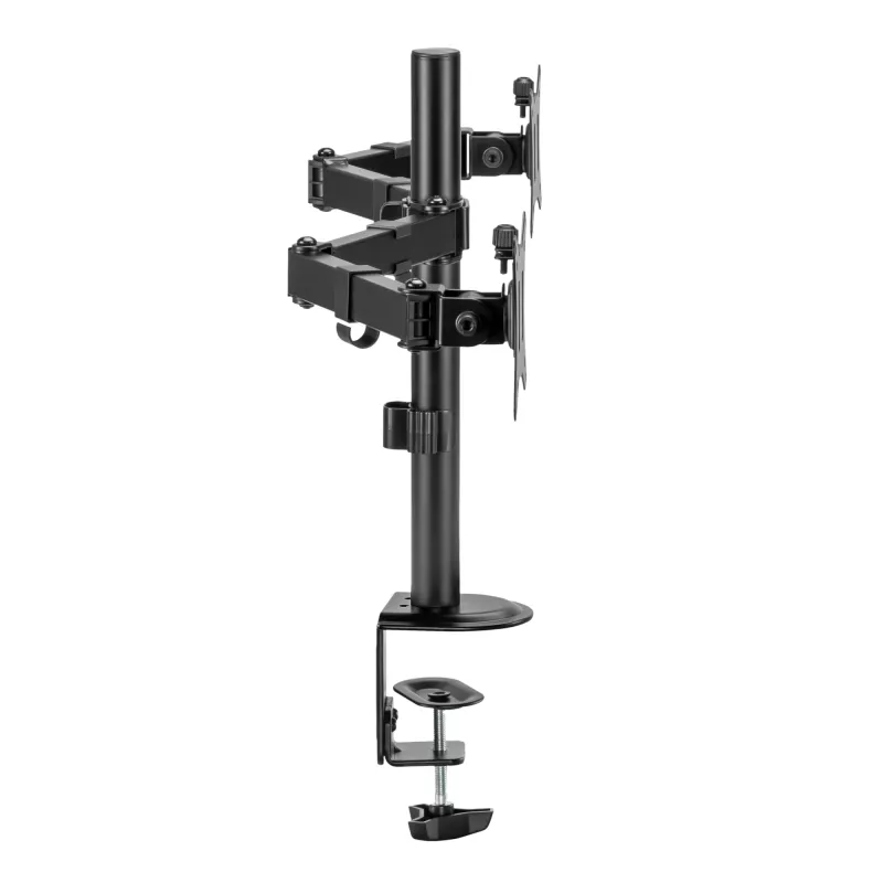 Monitorwandbeugel SBOX LCD-352/2-2 voor 13–32 inch schermen, dubbele arm, 2×8 kg draagvermogen, VESA 100×100