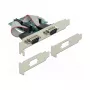 DeLOCK PCI Express x1-kaart naar 2 x Serieel RS-232