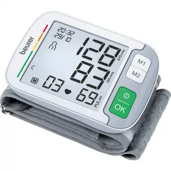 Beurer BC 51 bloeddrukmeter voor de pols, wit/grijs
