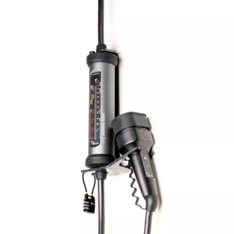 Juice Technology Juice Booster 3 air wandhouder met U-beugel en veiligheidsslot, antraciet