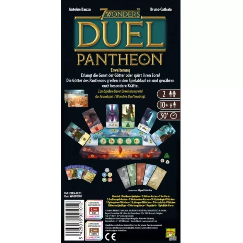 7 Wonders Duel - Pantheon, bordspeluitbreiding