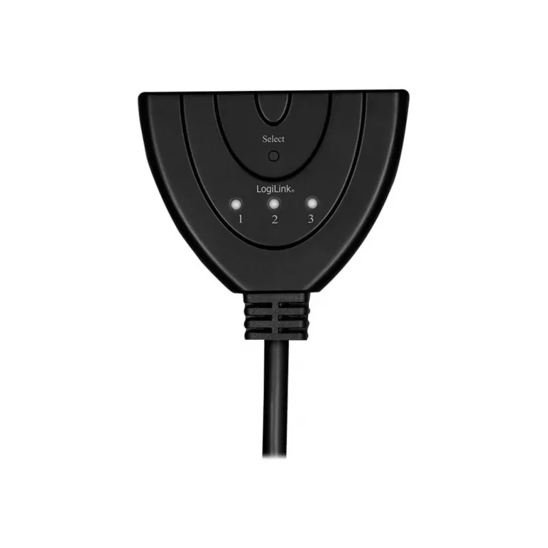 LogiLink - Video-/audiosplitter/switch - 3 x HDMI - desktop