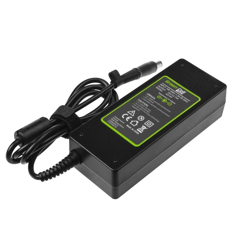 Green Cell AD15P PRO 90 W voedingsadapter voor HP-laptops, 19 V 4,74 A, voor binnengebruik, zwart