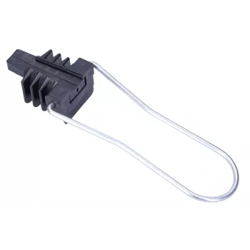 Glasvezel-kabelhouder Extralink AC-12 voor 2–24 vezels, max. bundel-Ø 1,2 cm, ABS en metaal, zwart
