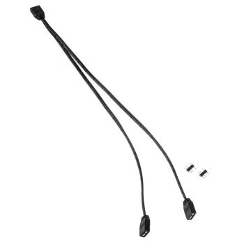 Kabelsplitter Kolink ARGB 1-2 splitterkabel 30 cm, 5 V, zwart