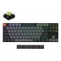 Mechanisch 80%-toetsenbord Keychron K1X-B4 — USB + Bluetooth, QWERTY Engels, 87 toetsen, RGB-achtergrondverlichting, grijs