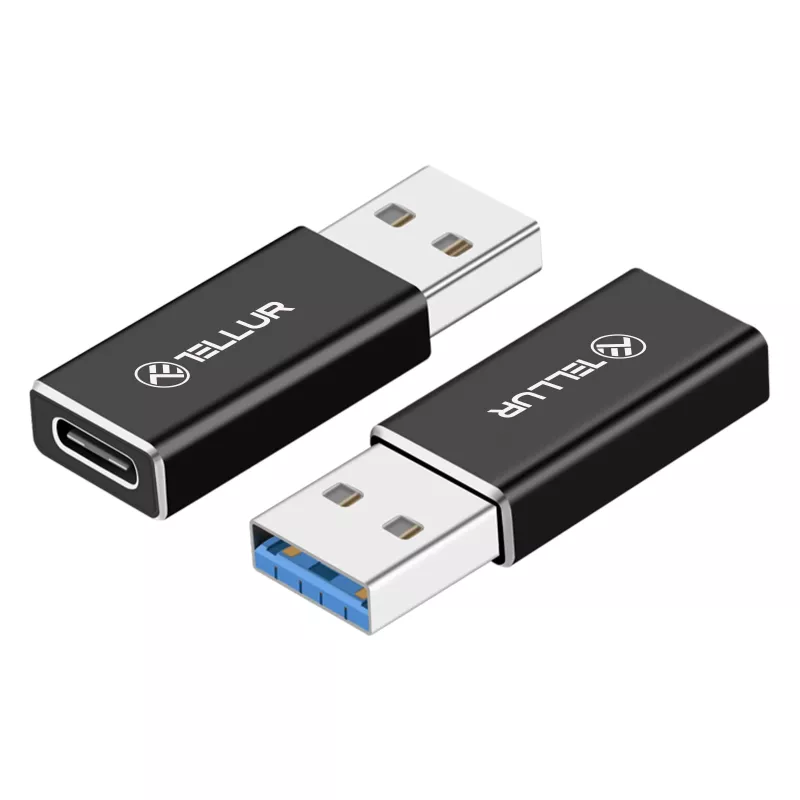 Tellur USB-A naar USB-C-adapter (male/female)