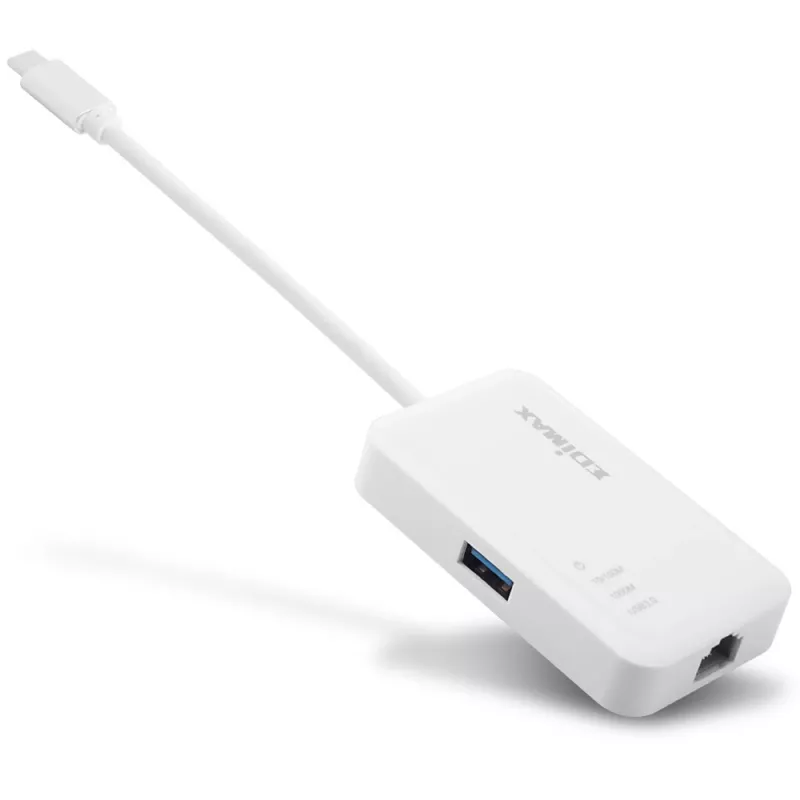 Edimax EU-4308 USB-C-hub, 3x USB 3.0 + Gigabit Ethernet