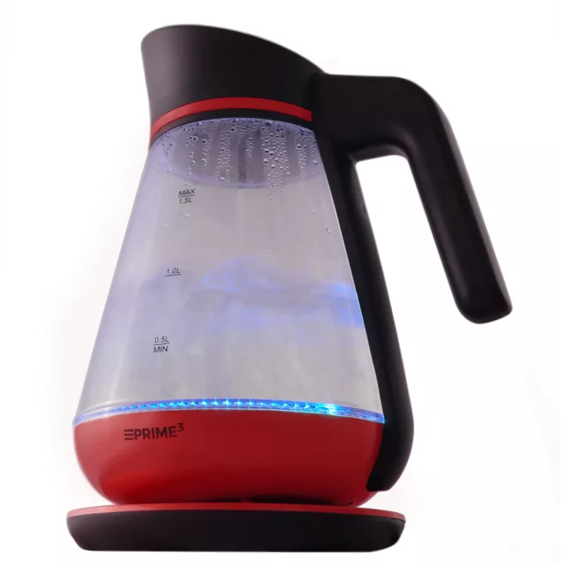 Waterkoker PRIME3 1,5 L 2200 W rood transparant