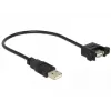 USB-kabel DeLOCK 85462 USB 2.0 0,25 m zwart