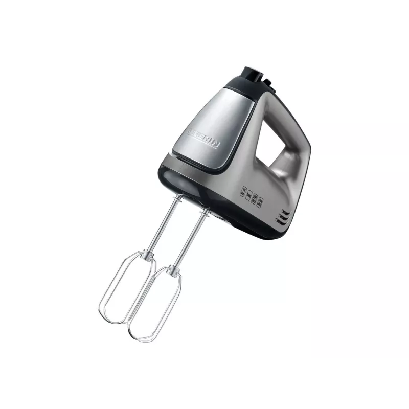 SEVERIN HM 3832 - handmixer - 400 W - grijs metallic/zwart/roestvrijstaal