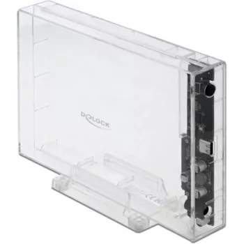 HDD/SSD-behuizing DeLOCK 42623 transparant 2,5/3,5 inch