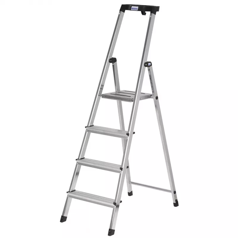 Vrijstaande ladder SAFETY 4 treden KRAUSE