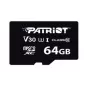 MicroSDXC-geheugenkaart PATRIOT VX Series 64 GB UHS-I U3 V30 Class 10 90/80 MB/s waterdicht met schrijfbeveiliging