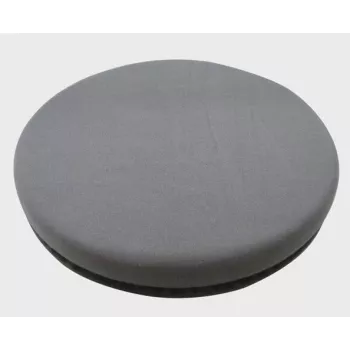 Draaikussen SUNDO 46820 draagbare ergonomische ronde zitoppervlak, schuim, Ø400 mm, hoogte 50 mm, max. belasting 80 kg, grijs