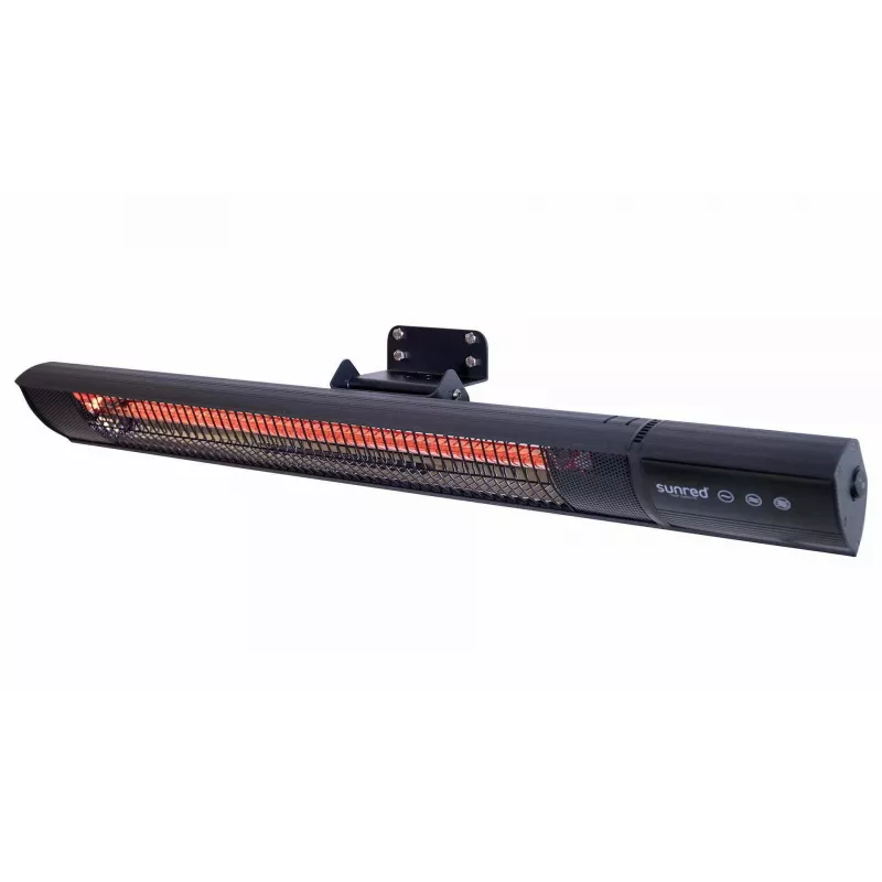 Infraroodstraler SUNRED RD-DARK-25, 2500 W, wandmontage, IP55, zwart