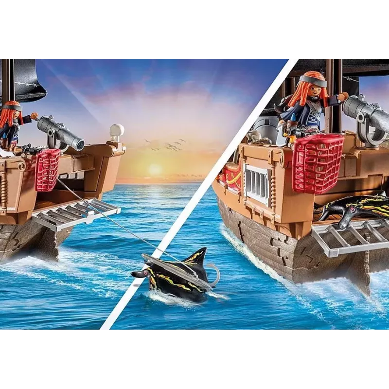 Playmobil piratenspelset 71530 meerkleurig kunststof 4-10 jaar