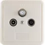 shiverpeaks BASIC-S BS15-93011 SAT+BK Antennecontactdoos, klemaansluiting, 1 dB