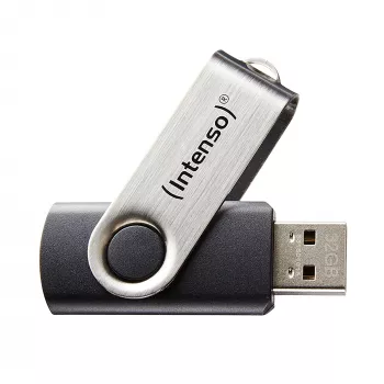 USB-flashdrive Intenso 32GB USB Type-A 2.0 zwart zilver