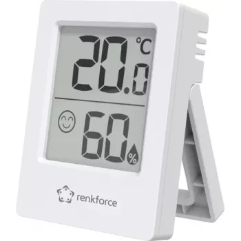 Renkforce RF-6417554 draadloze thermo/hygrometer wit (RF-6417554)