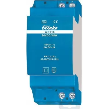 Eltako WNT15-24VDC/48W digitale weektijdschakelklok, 24V DC 48W