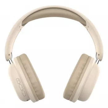Draadloze over-ear hoofdtelefoon DEFENDER EEMOTION B640 BEIGE — binaural, gesloten akoestiek, USB-C, AUX, 20–20000 Hz, 105 dB