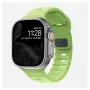 Band Nomad Sport Band lichtgroen rubber — breedte 21,5 mm, pols 160–195 mm