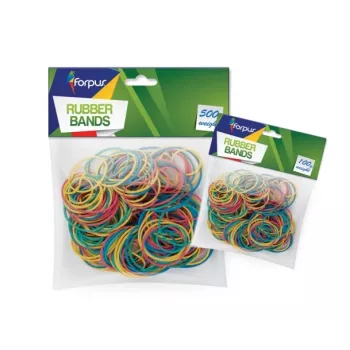 Elastiekjes Forpus FO80105 meerkleurig 100 g blister