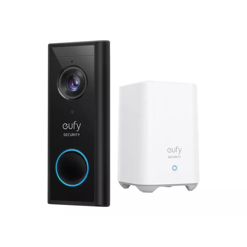 Videodeurbel 2K zwart E82101W4