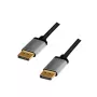 DisplayPort-kabel LogiLink CDA0102 3 m grijs zwart