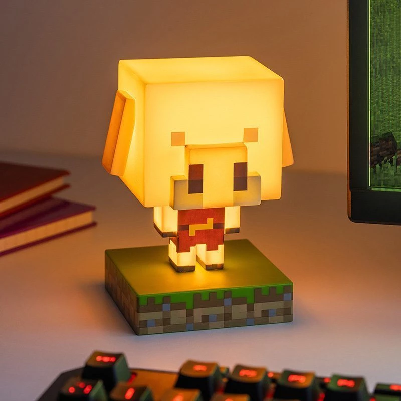 Tafellamp Paladone Icon Light PP14431MCF Piglin LED, decoratief in gamingdesign