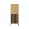 KAMARO 2DK smalle/GŁ eiken ARTISAN DISPLAY CABINET