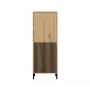 KAMARO 2DK smalle/GŁ eiken ARTISAN DISPLAY CABINET