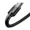 Baseus Cafule 2.4A 1m Micro-USB-kabel (grijs/zwart)
