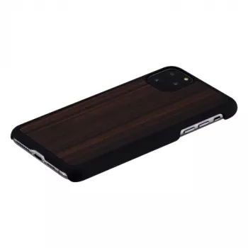 Smartphonehoesje man and wood voor iPhone 11 Pro Max, ebbenhout zwart