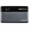 Powerbank INTENSO 7350050 — 20000 mAh, 1× USB-A + 2× USB-C, 100 W totale uitgangsvermogen, zwart/grijs