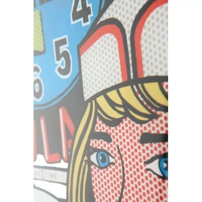 NeXtime wandklok 8167 Delux Diner, 43x43cm, wand, meerkleurig