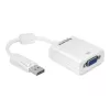 Videokabel-adapter DeLOCK 61766 0,125m VGA DisplayPort wit